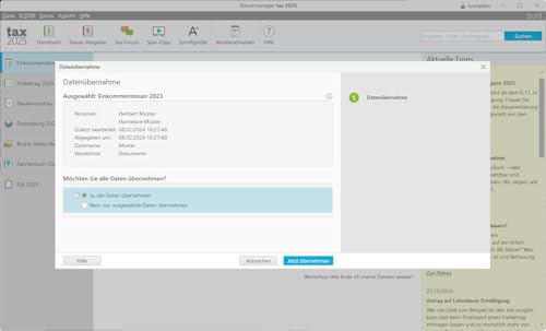 Thumbnail 2 de Tax 2025 (für Steuerjahr 2024) – Digitaler Download von Buhl Data Service