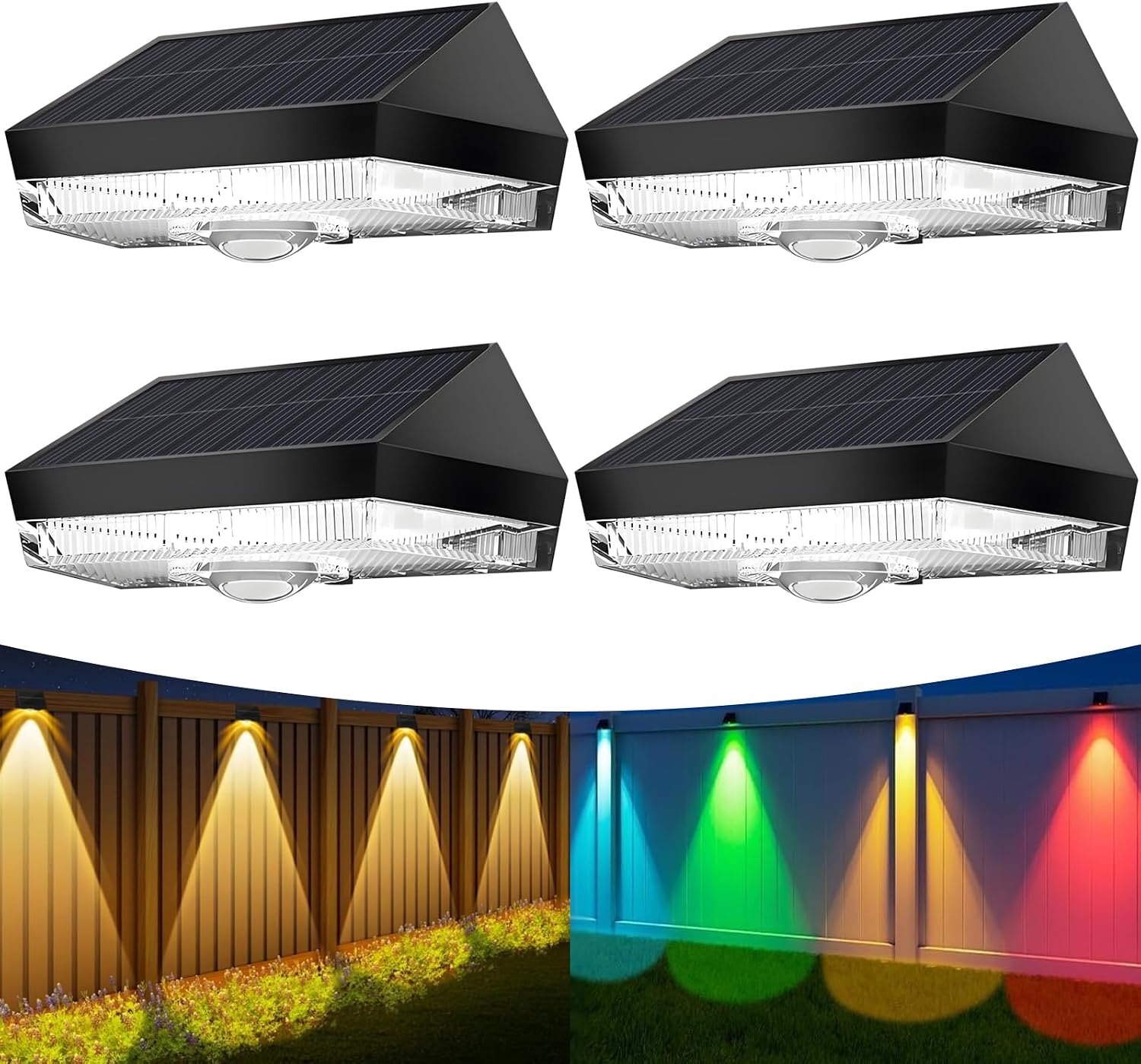 Detalle de Anmossi 2406A-S16 solar tuinverlichting, 12 stuks, warmwit en IP44