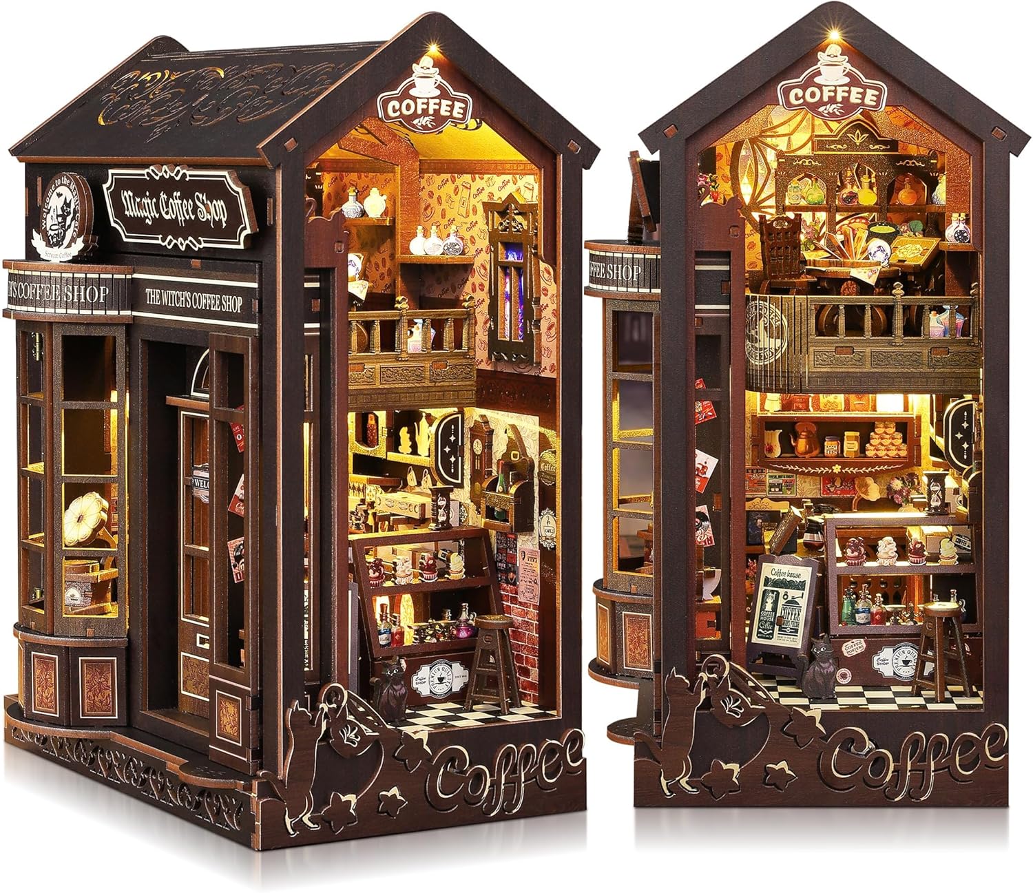 LUMYCE Book Nook Kit DIY miniature house with LED light 🏠