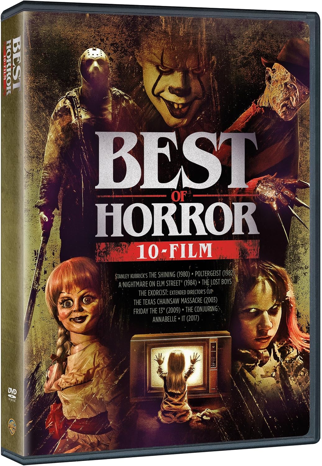 Detalle 2 de Best of Horror 10-Disc DVD Collection, English, 18 Hours 29 Minutes