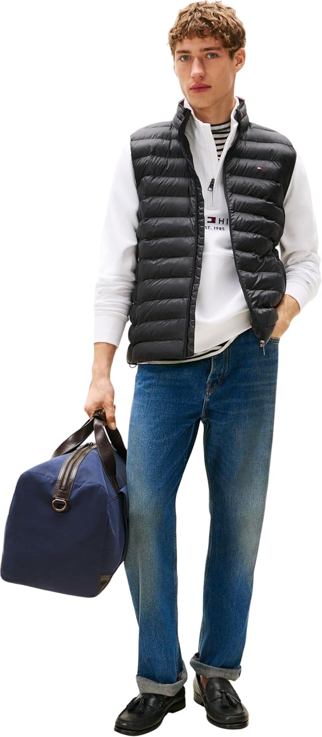 Thumbnail 4 de Tommy Hilfiger Herren Weste Steppweste – warm, zeitlos und mit schrägen Leistentaschen