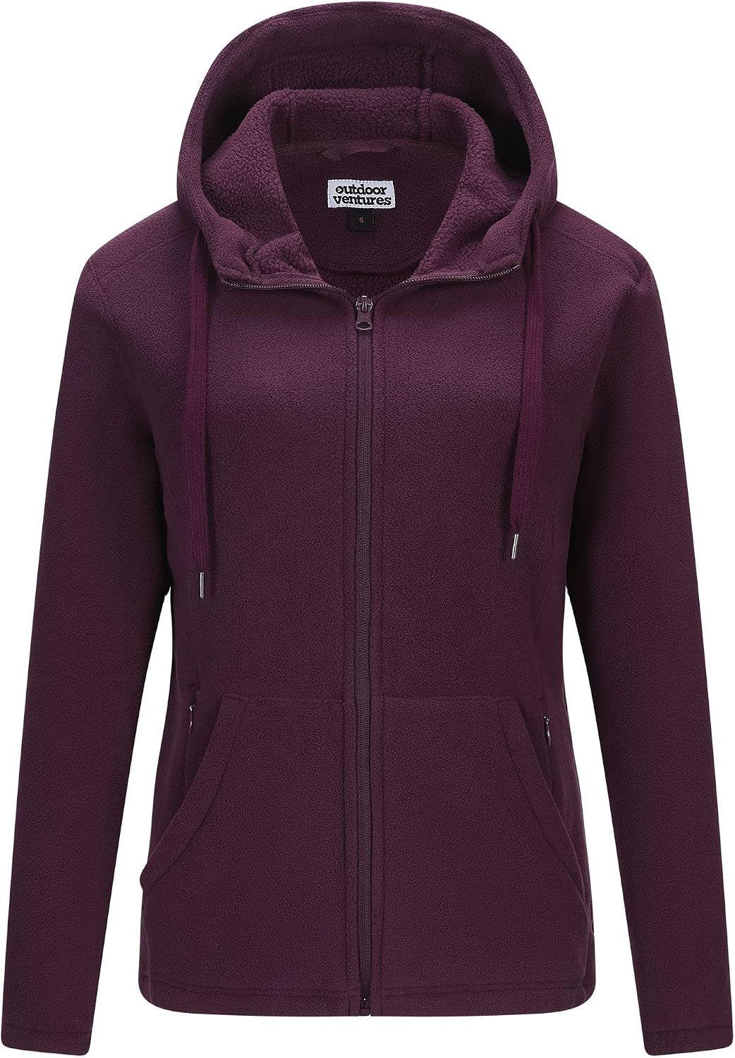 Thumbnail 6 de Outdoor Ventures women’s fleece jacket with full zip, hood and 6 pockets