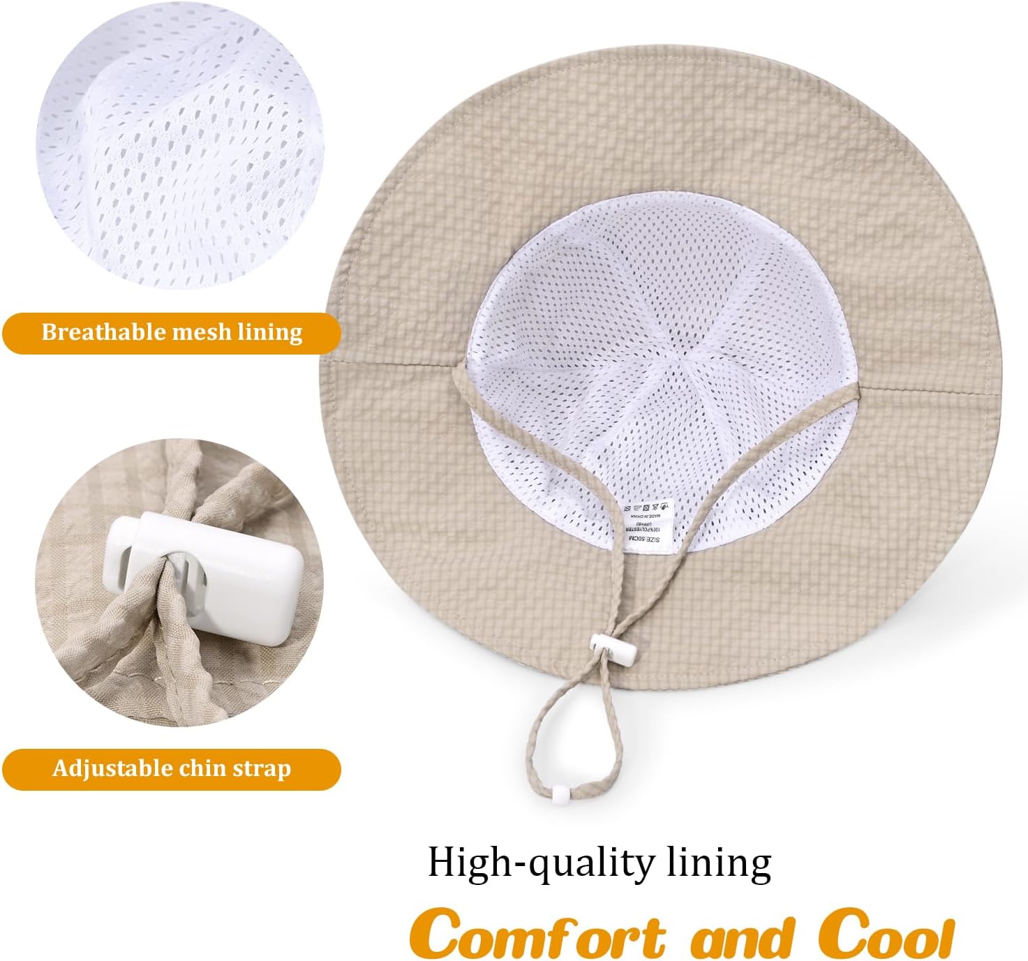 Detalle 1 de Baby Sun Hat with Adjustable Fit