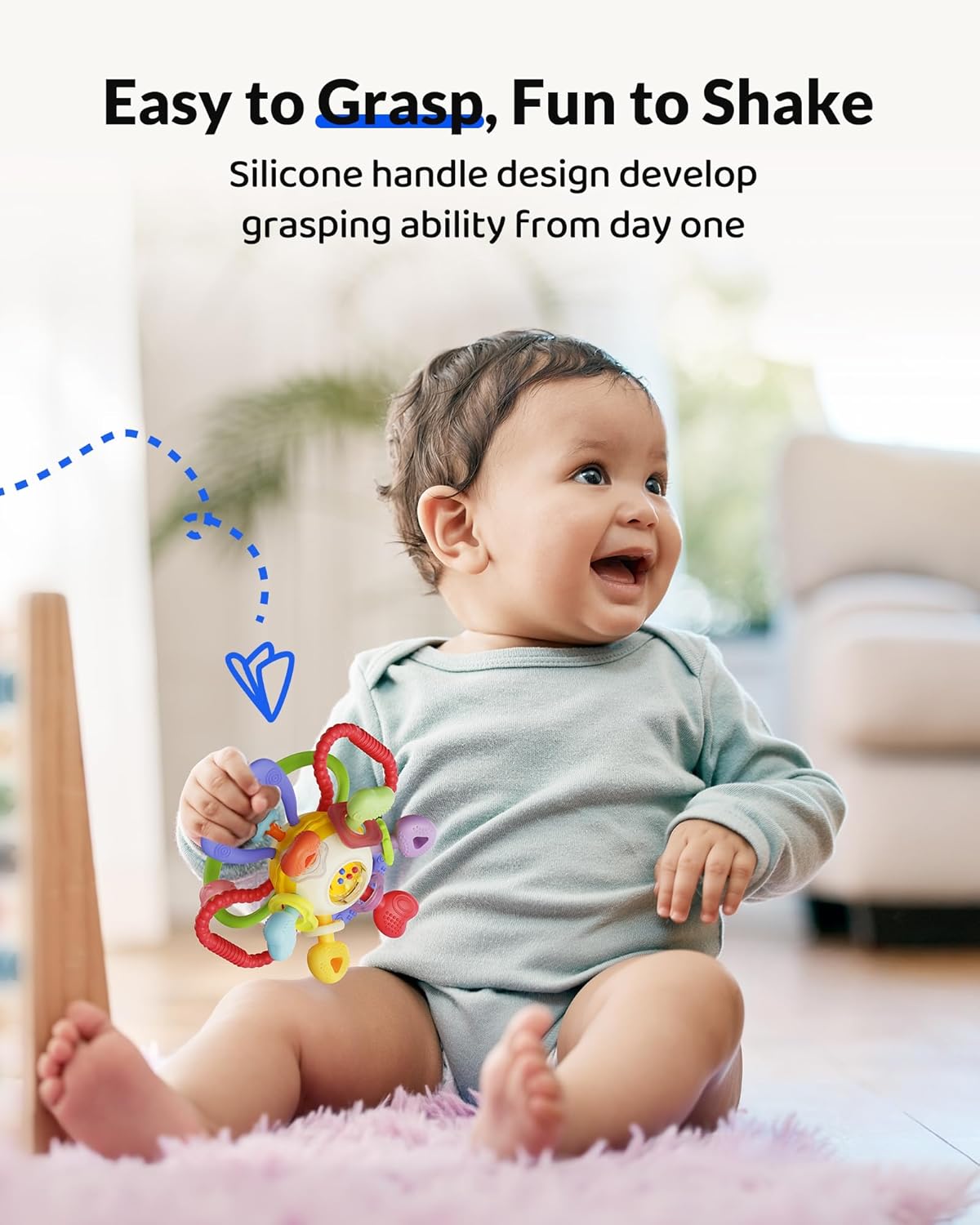 Thumbnail 3 de Montessori Sensory Teething Toy 0-12 months