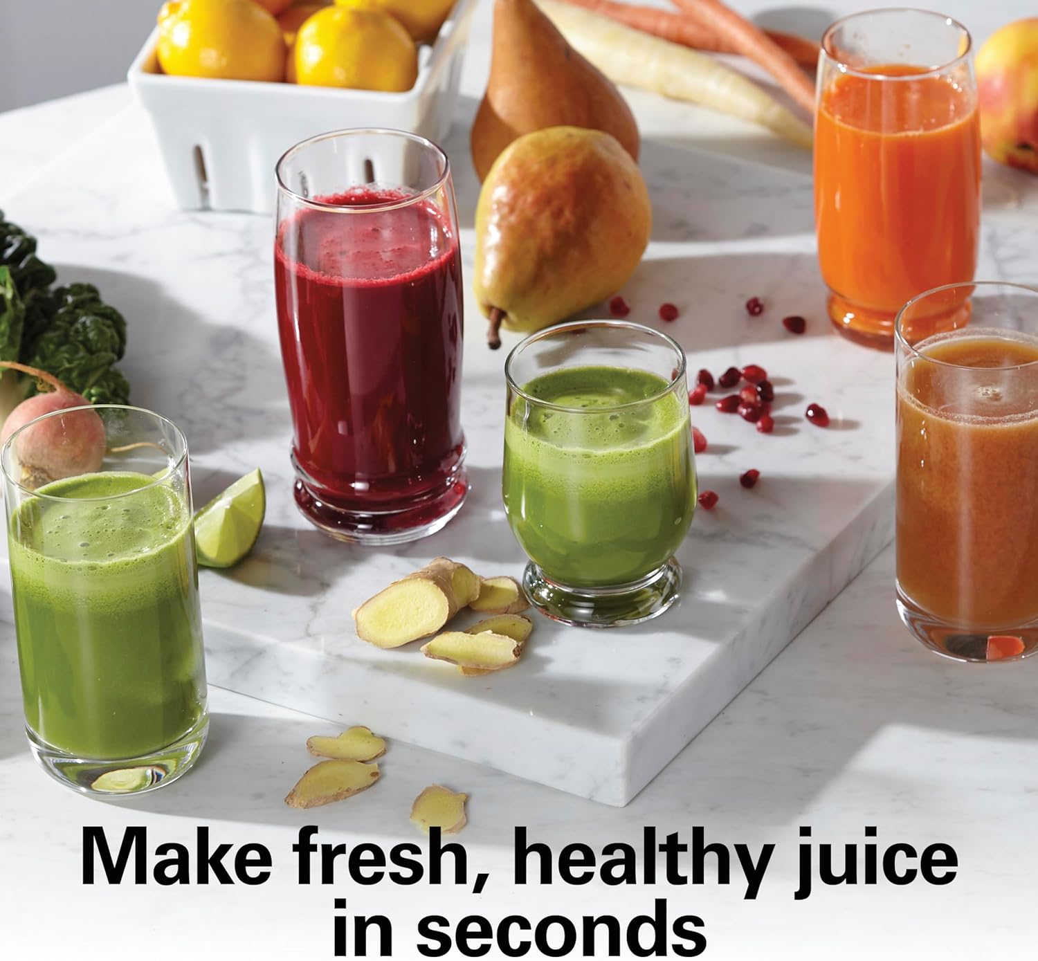 Thumbnail 1 de Hamilton Beach Juicer Machine with 3" Big Mouth Feed Chute (800W)