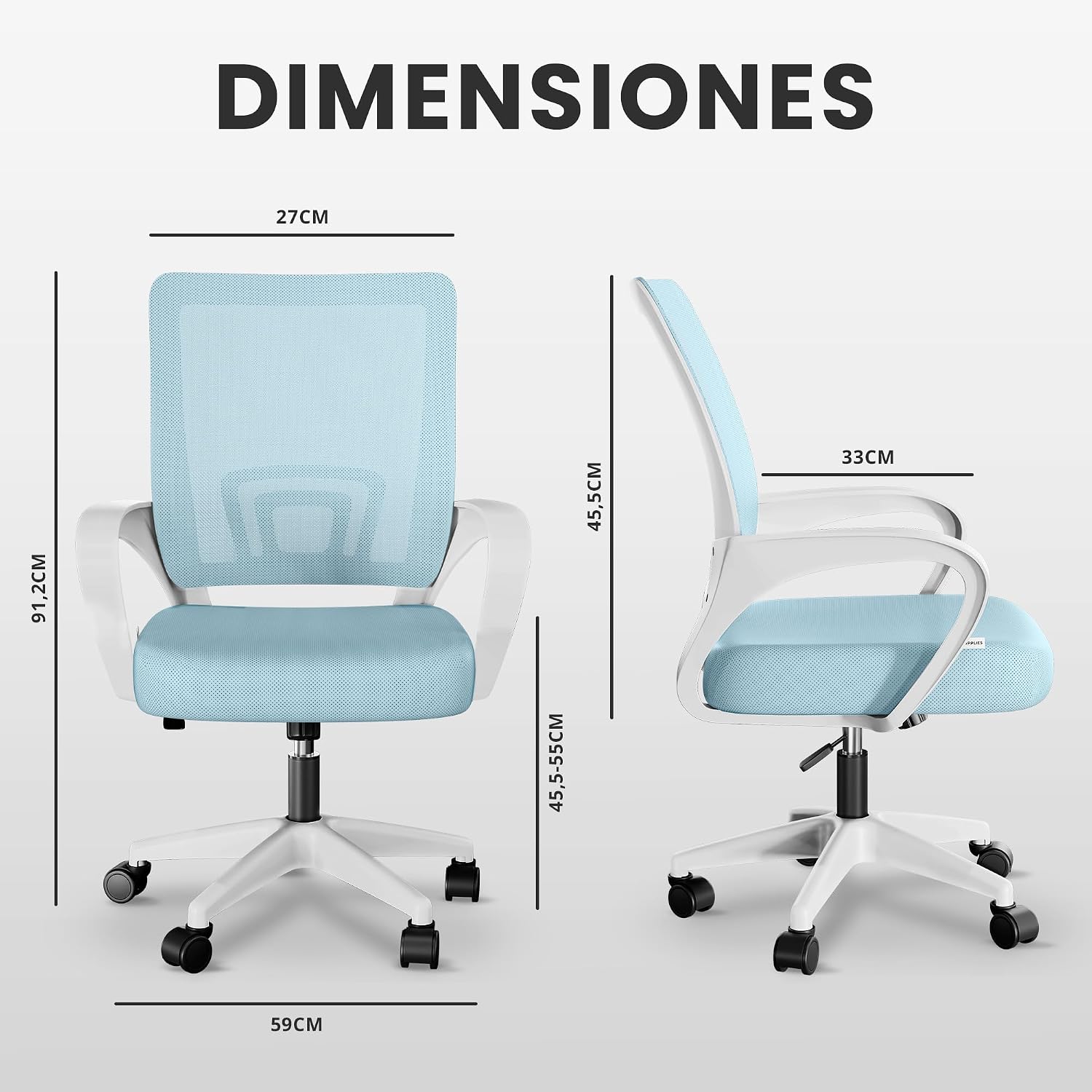 Detalle de JUPPLIES Silla Escritorio Ergonomica 110 kg
