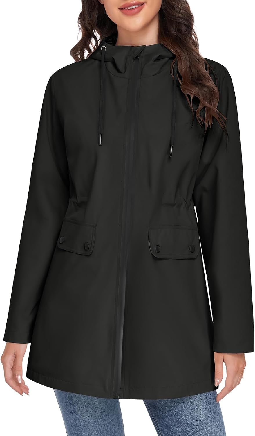 Detalle de Yuson Girl Women's Lightweight Windbreaker Coat