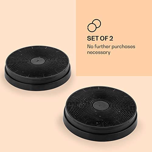 Thumbnail 1 de KLARSTEIN Activated Charcoal Filter for Extractor Hoods (2 Filters, Ø17.5 cm)