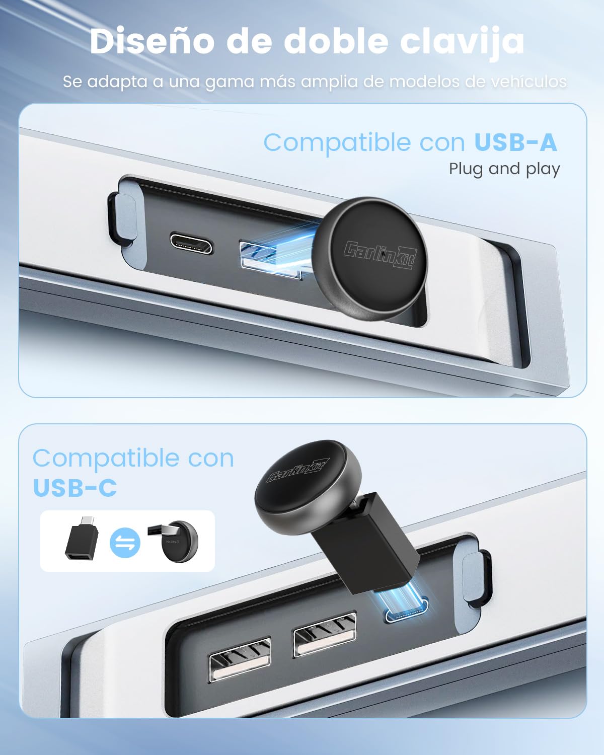 Thumbnail 6 de Carlinkit MINI-Ultra 3 adaptador inalámbrico USB