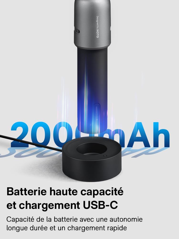 Thumbnail 4 de HOTO outil rotatif multifonction sans fil 35 en 1 (2000 mAh, 5 vitesses, LED annulaire)