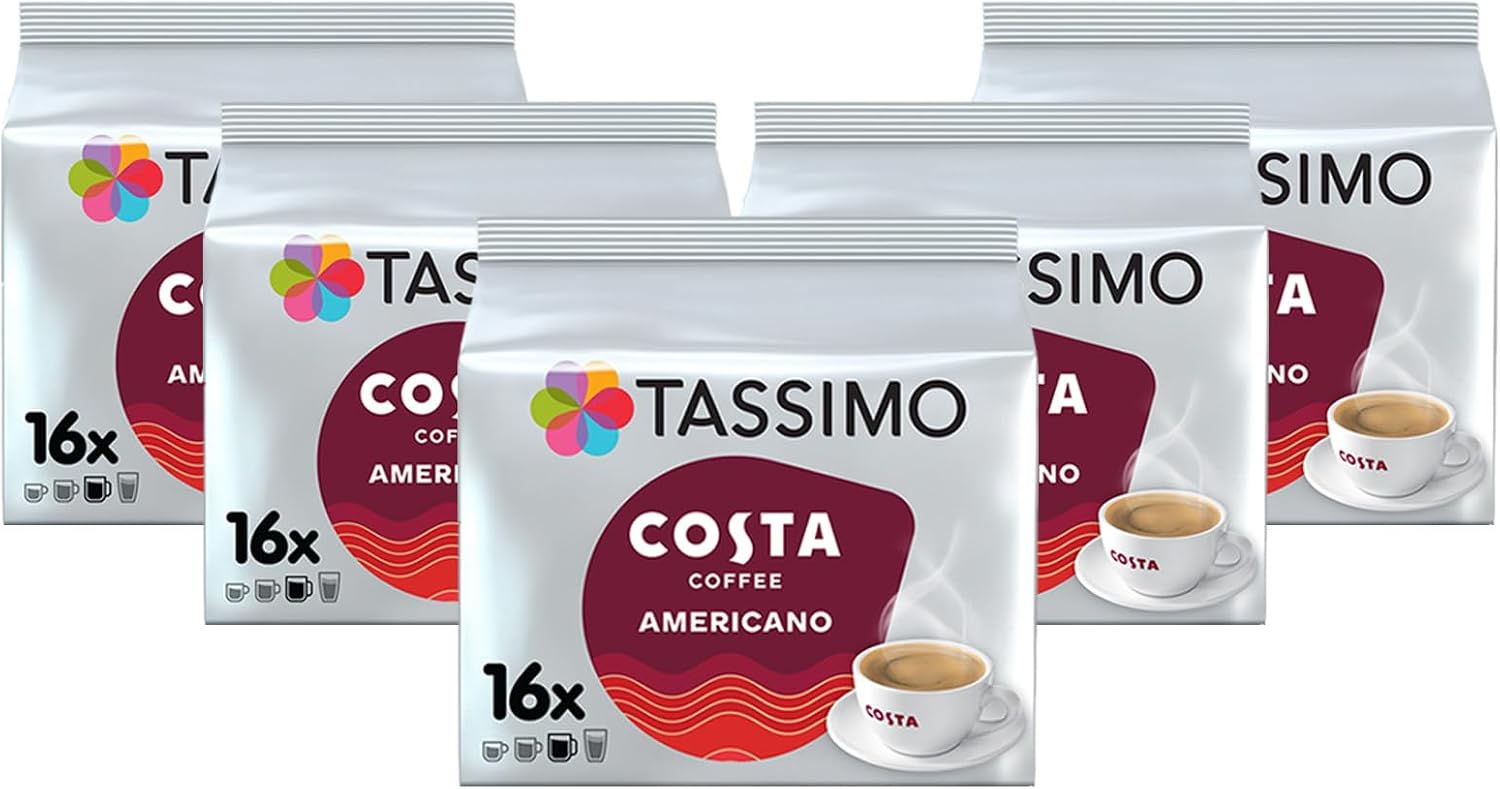 Detalle 2 de Tassimo Costa Latte Medium Roast Pods (40 Cups) – Pack of 5