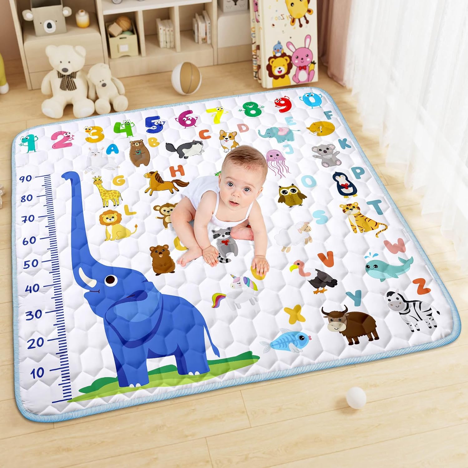 Detalle de Aolso Baby Play Mat Elephant, 127x127cm