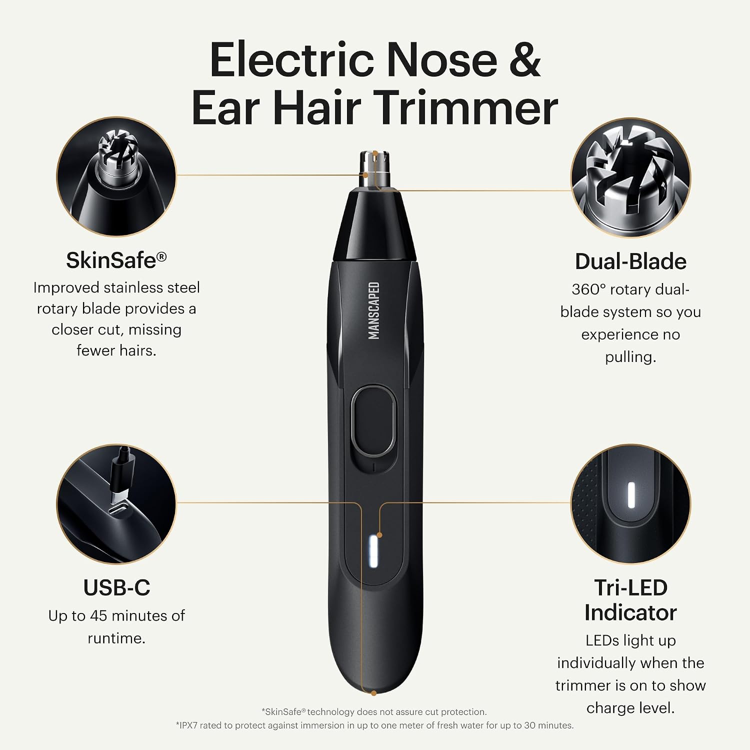 Detalle 2 de MANSCAPED Weed Whacker 2.0 nose trimmer 7000RPM 🪒