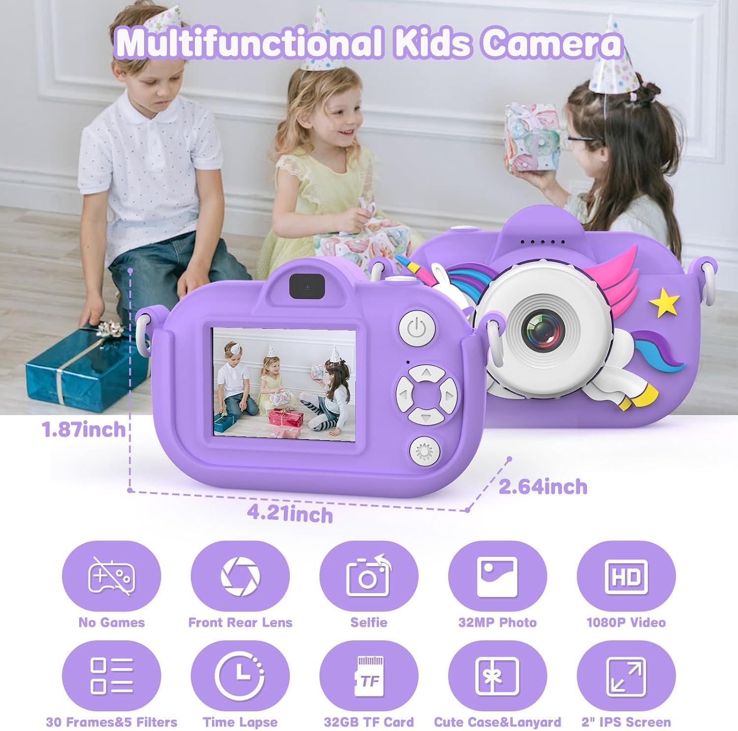 Detalle 2 de Kids Digital Camera with 32GB Card