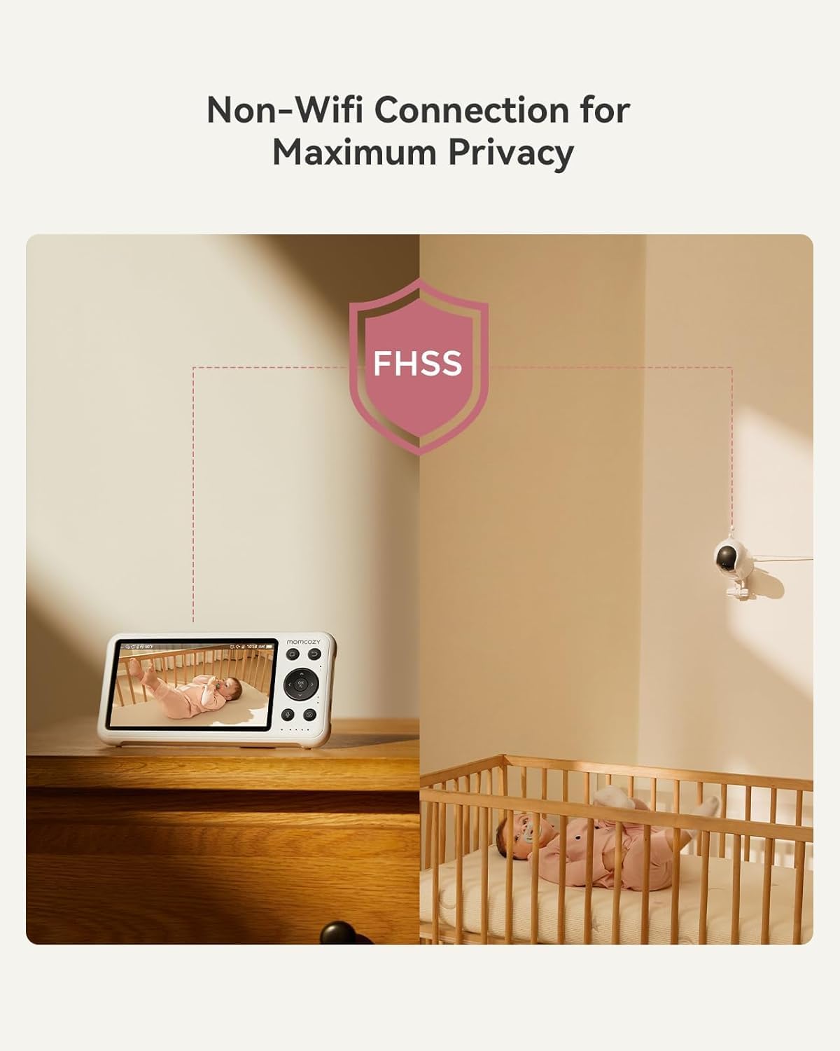 Thumbnail 5 de Momcozy BM04 Camera Unit: 1080p WiFi Baby Monitor with App Connection