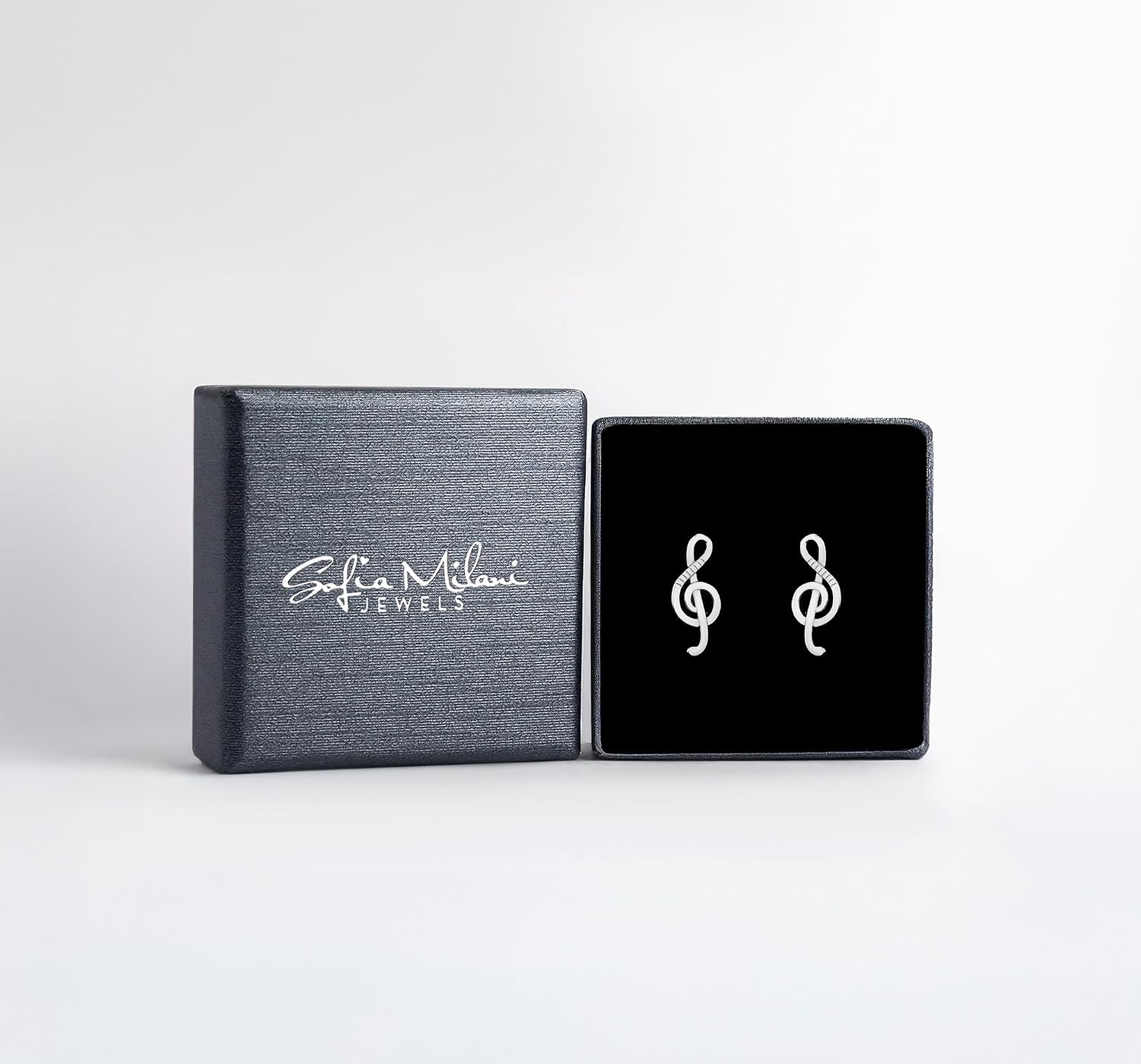 Thumbnail 2 de SOFIA MILANI Damen Ohrringe 925 Silber – Ohrstecker Musik Violinschlüssel