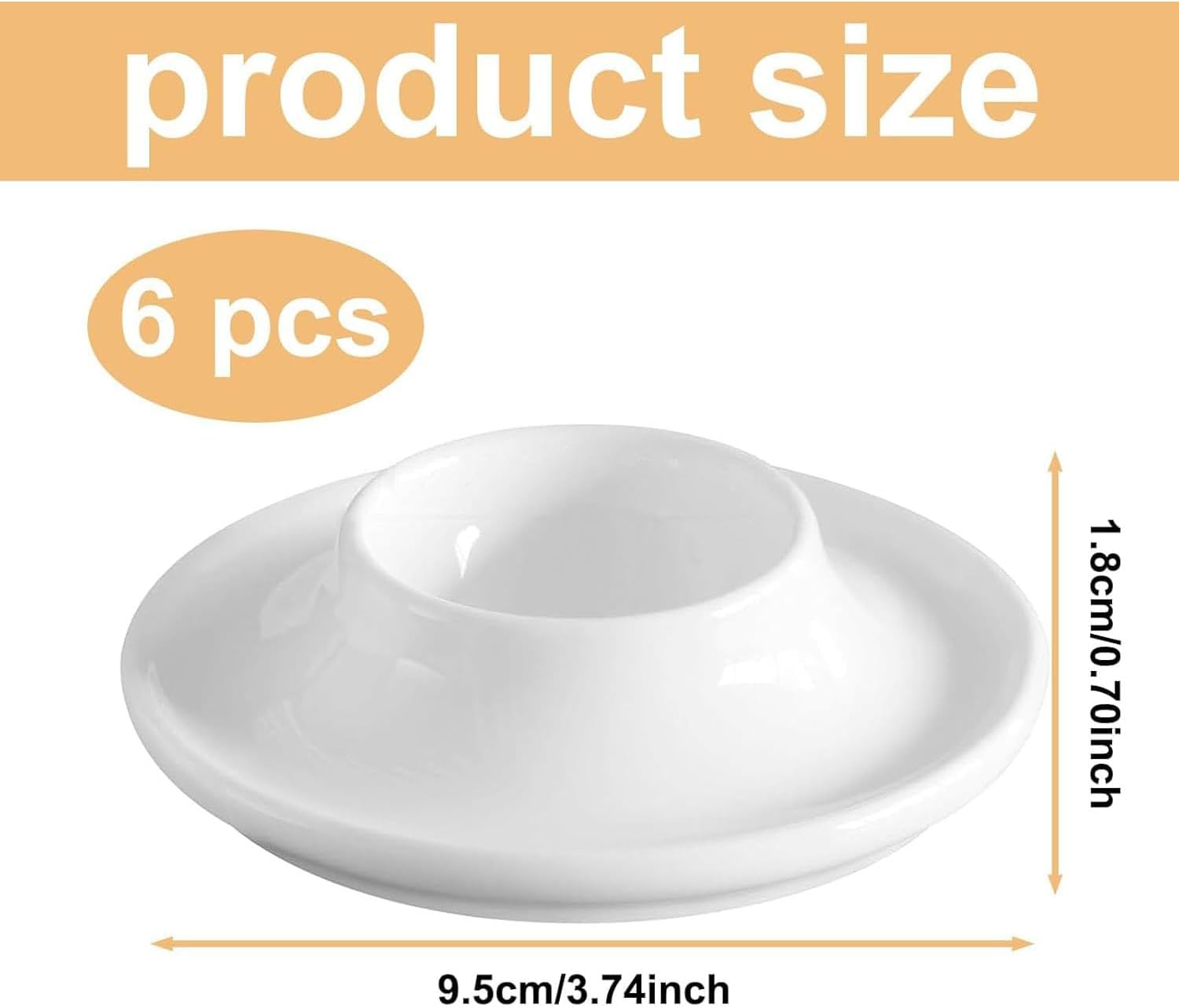 Thumbnail 1 de YANGWEN 6 Pcs Stackable Egg Cups Set