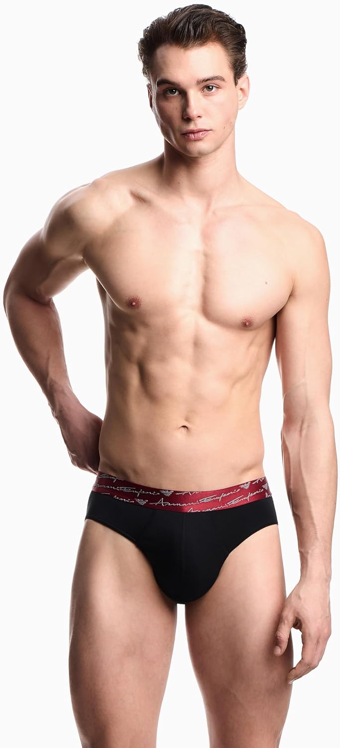Detalle 2 de Emporio Armani Men's 2-pack Brief Briefs (Confort Fit)