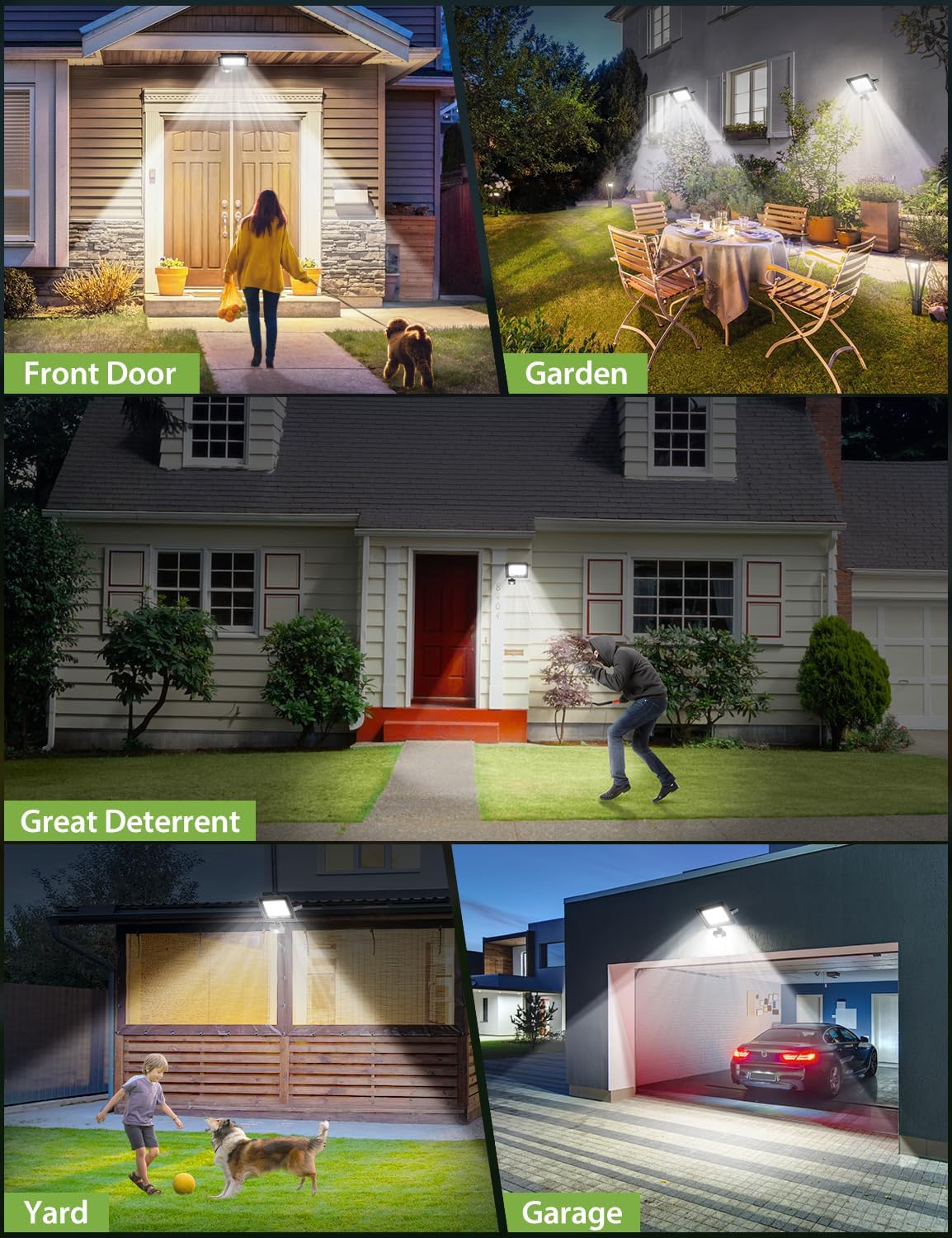 Thumbnail 6 de 100W Outdoor Motion Sensor Security Light with Remote Control