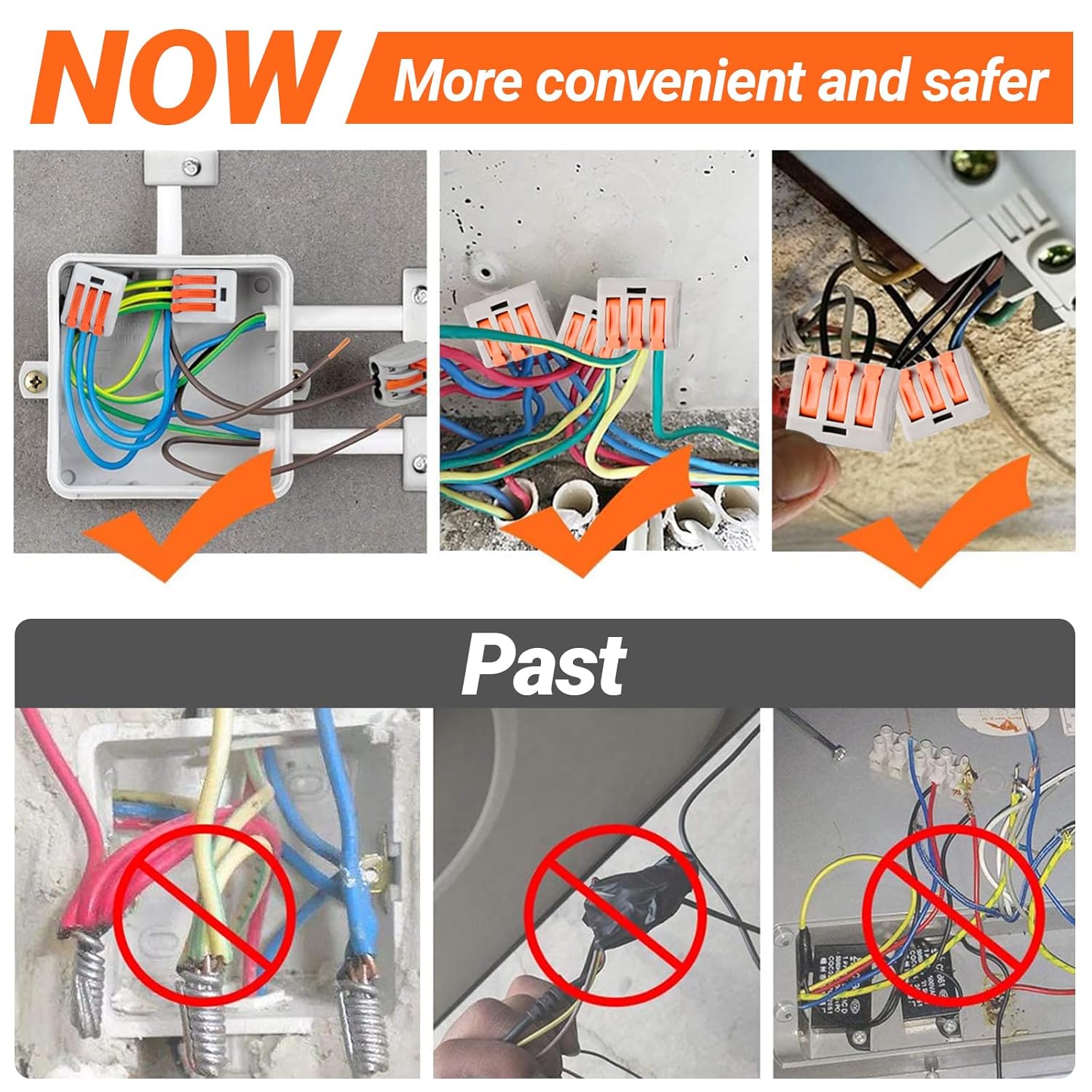 Thumbnail 5 de Connecteurs électriques PCT-213 à 3 voies de Preciva – réutilisables, anti-feu, 4KV, 50 pièces
