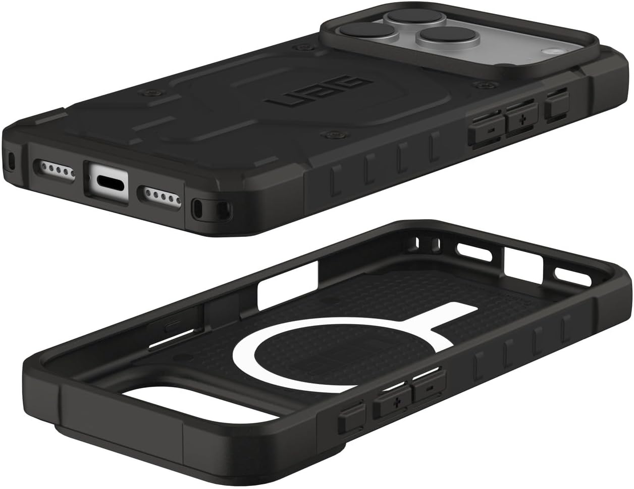 Detalle 2 de URBAN ARMOR GEAR UAG-IPH25MA-MS-BK PATHFINDER MagSafe対応 iPhone 17 Pro耐衝撃ケース ブラック
