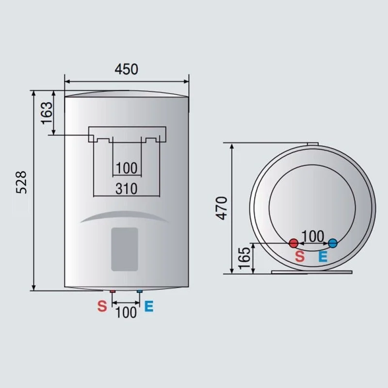 Detalle 2 de Ariston Lydos ECO Termo eléctrico vertical 50 L