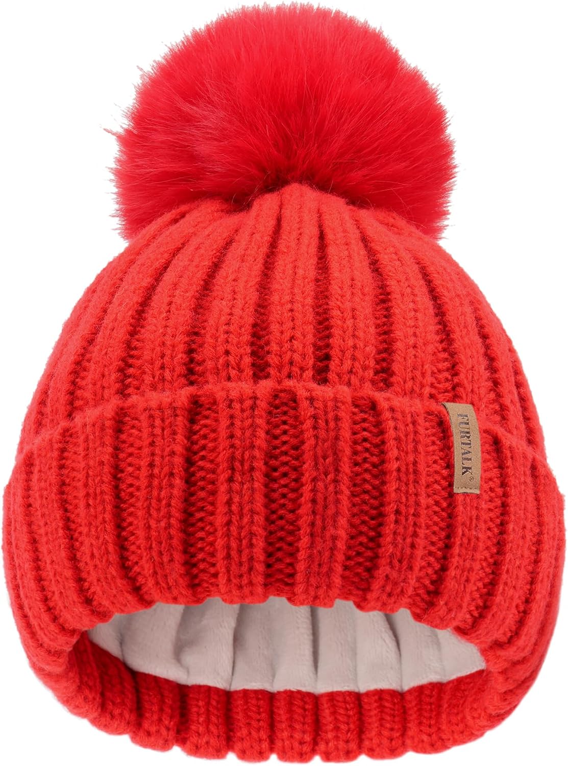 Detalle de FURTALK Kids Knit Beanie in Acrylic