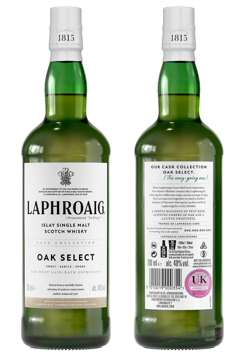 Thumbnail 1 de Laphroaig Oak Select: Islay Peated Single Malt Whisky