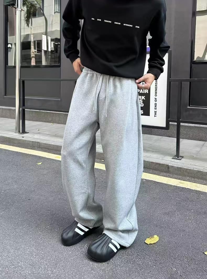 Detalle 2 de CLOAKA Jogginghose Herren – Baumwolle, Baggy-Schnitt, elastischer Bund, Alltags- und Sportkomfort
