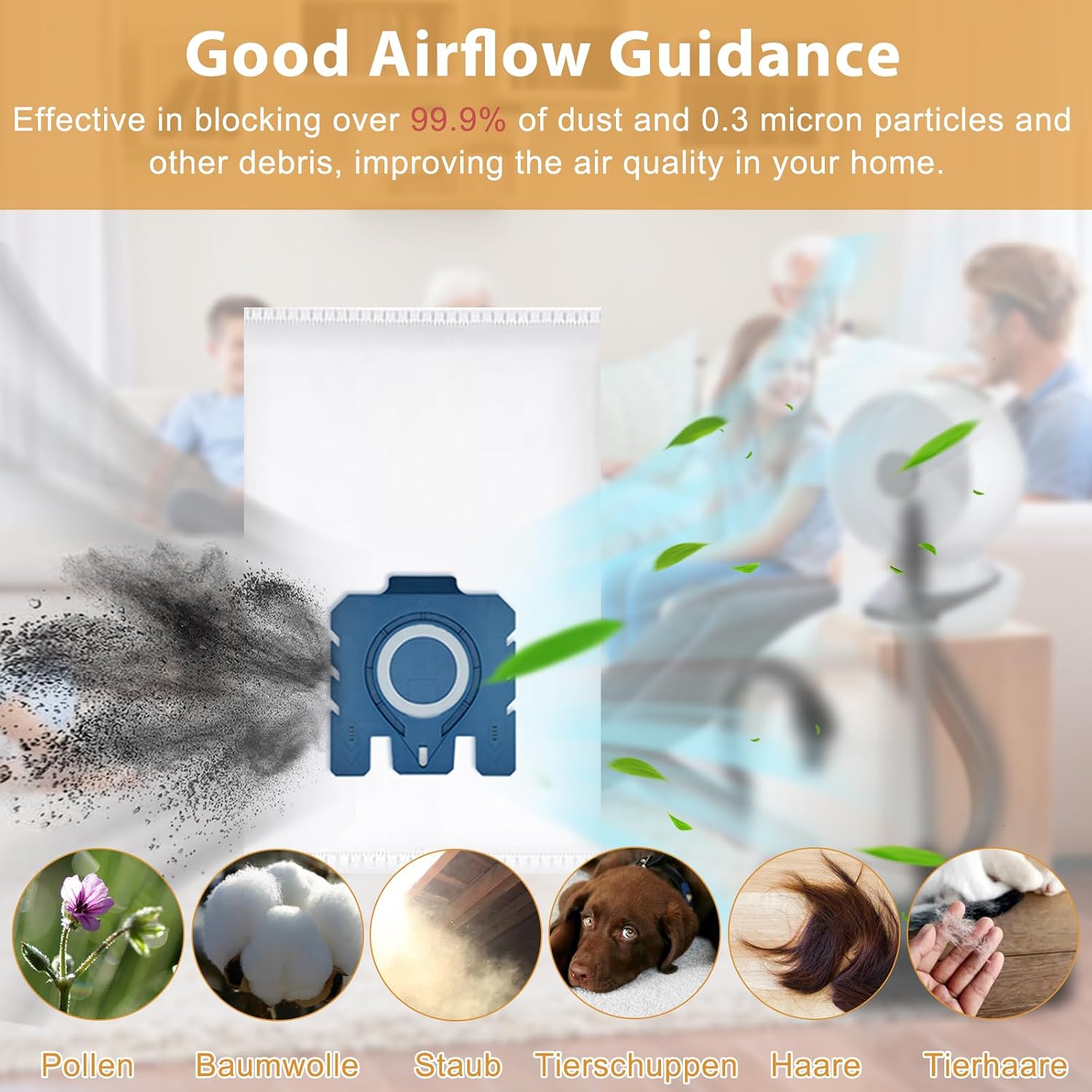 Detalle 2 de 10 Pack GN Dust Bags with 3 Filters