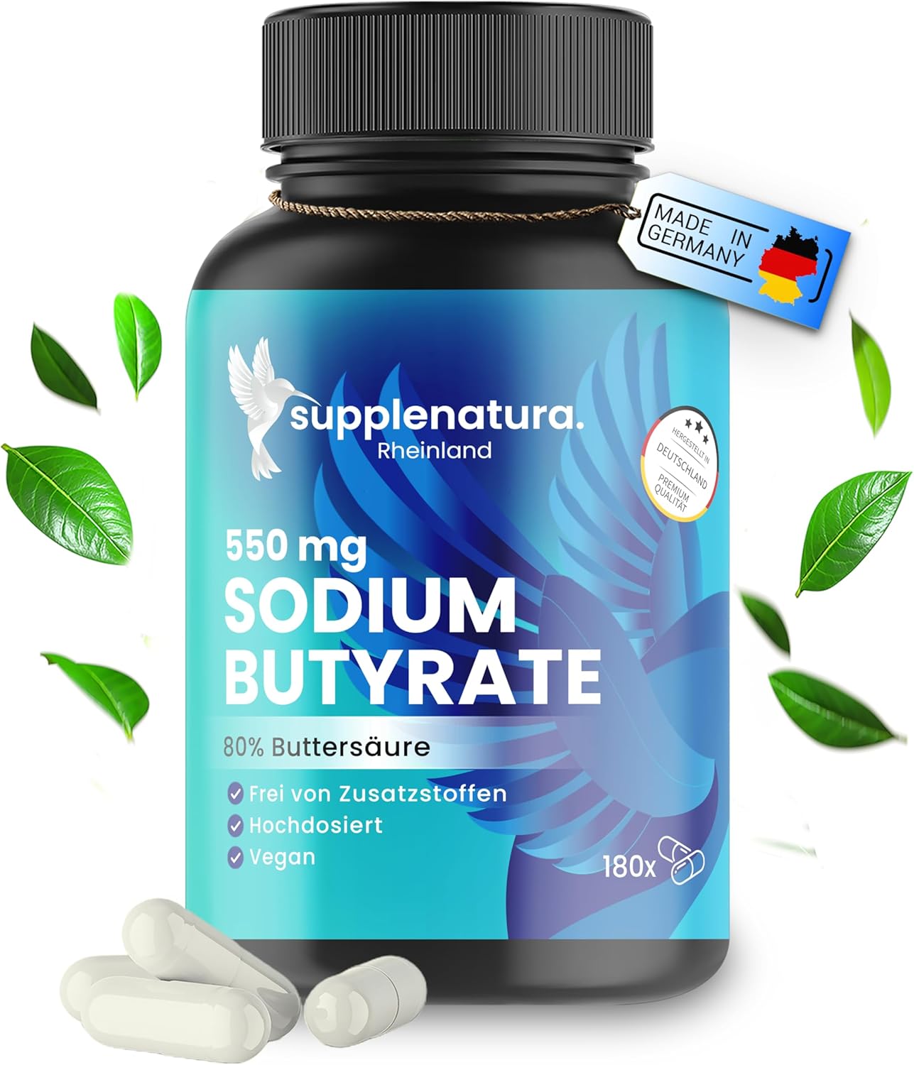 Detalle de supplenatura Butyrate Kapseln 180 Stück