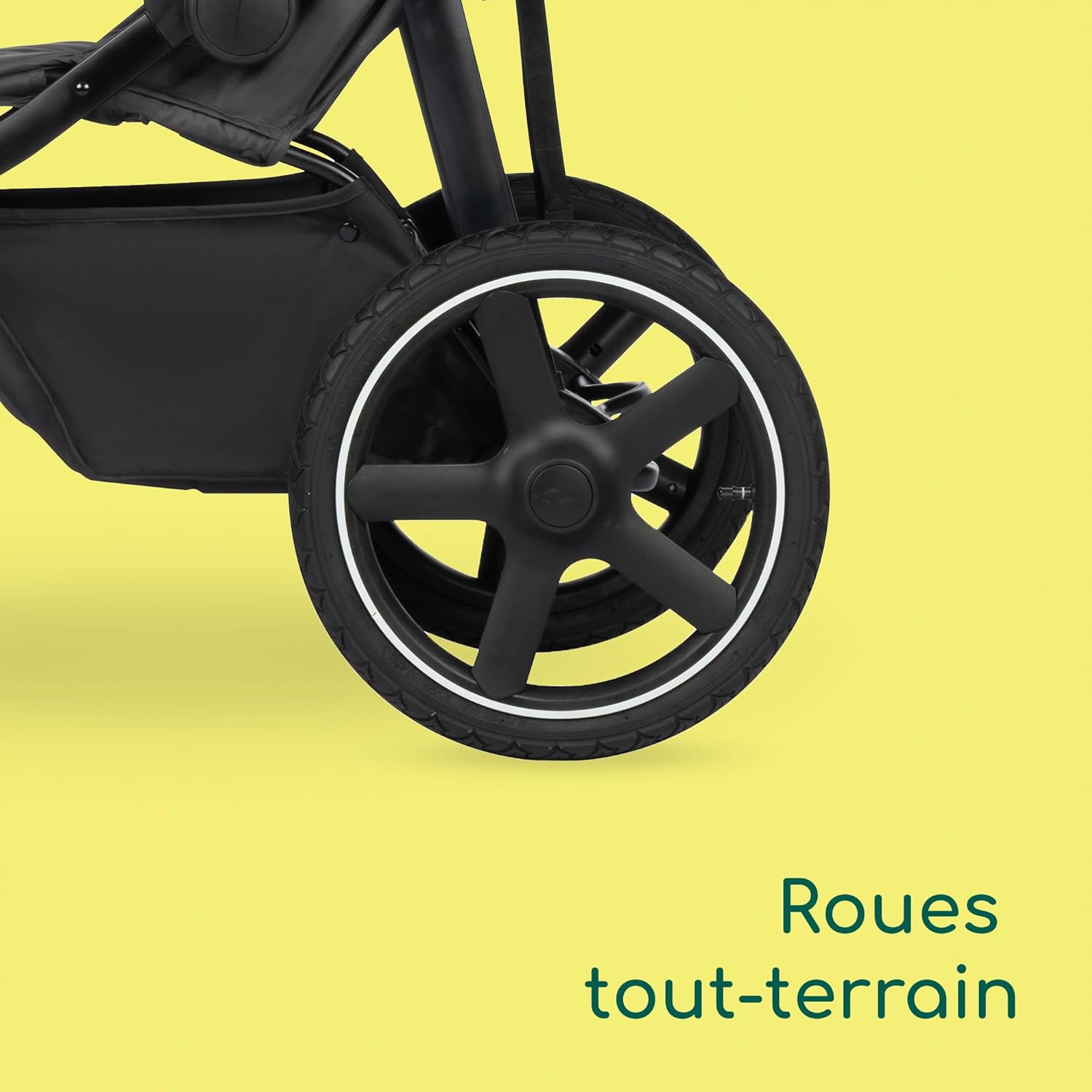 Detalle de Bebeconfort Cloudy — Poussette tout terrain inclinable 0–4 ans, 3 roues, pliage rapide