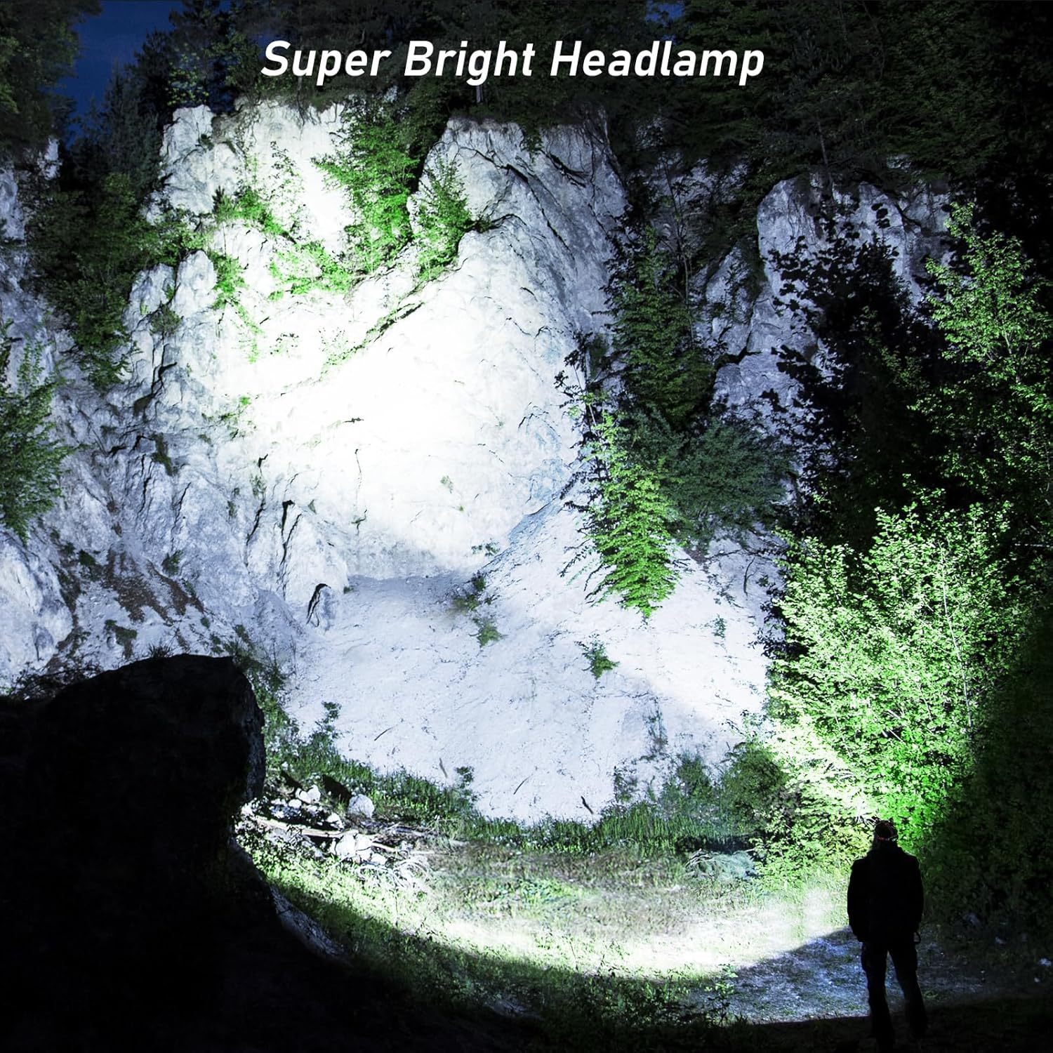 Thumbnail 1 de Blukar Stirnlampe LED Wiederaufladbar