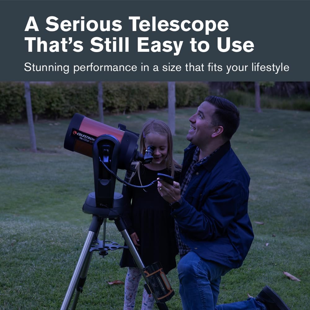 Detalle de Celestron NexStar 6SE Computerised Schmidt-Cassegrain Telescope (11068) with Fully Automated GoTo Mount, SkyAlign & XLT Coating
