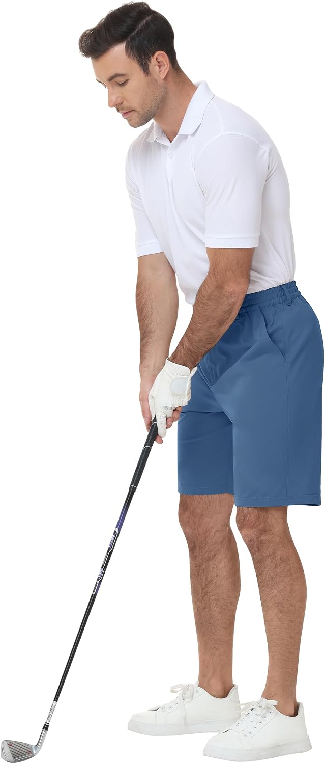 Detalle de Satankud Men's Golf Shorts 9-Inch