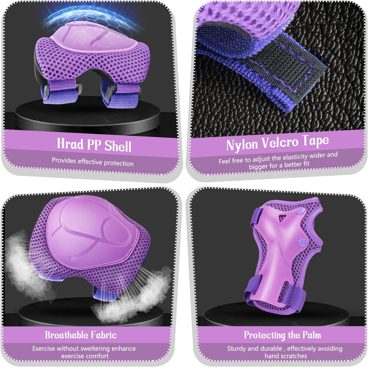 Thumbnail 4 de Kids Knee and Elbow Pads 6pc set protective gear 🛹