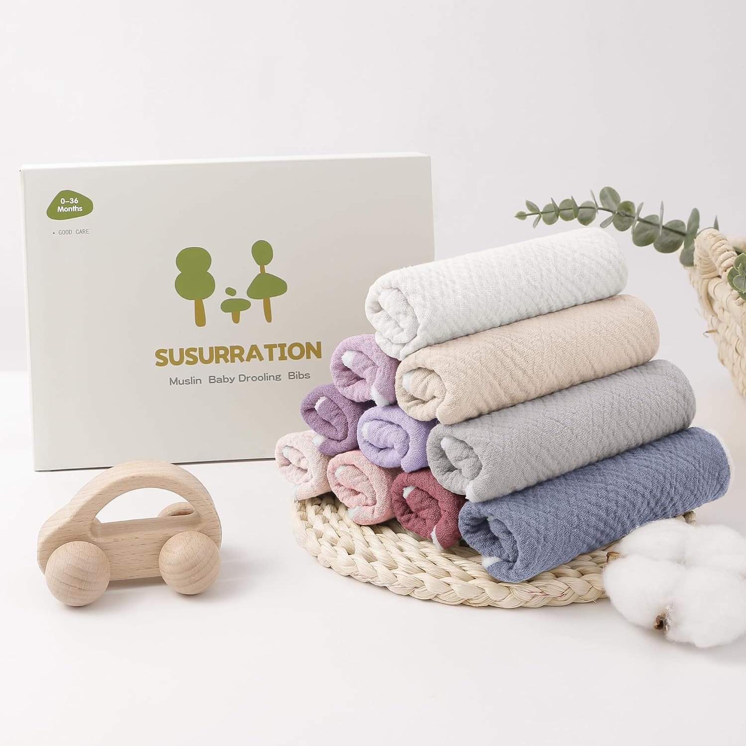 Thumbnail 6 de Susurration Muslin Baby Bibs
