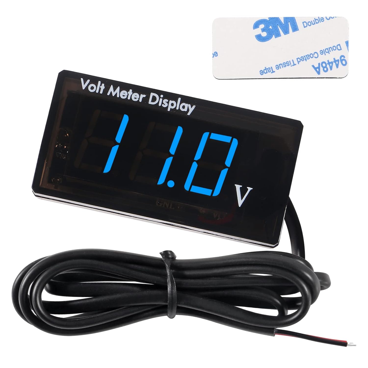 Detalle 2 de 2Pcs DC 12V Car Digital Voltmeter Gauge with LED Display
