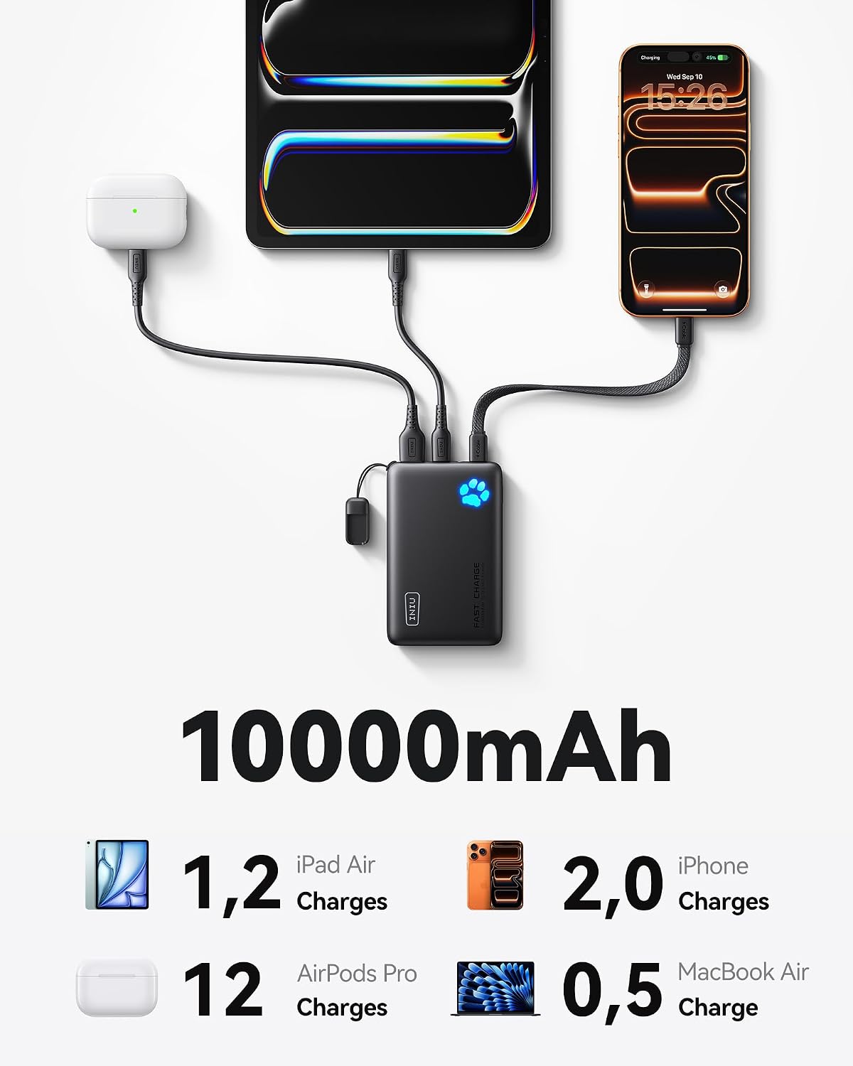Thumbnail 4 de INIU 45W Power Bank Ultra Slim