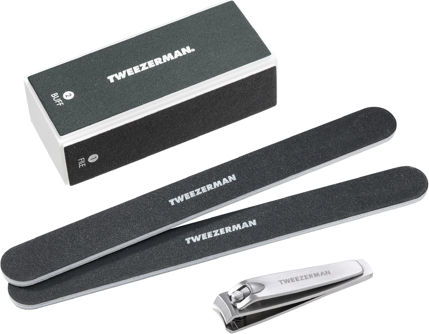 Detalle de Tweezerman Black Manicure Kit — Professional Starter Set (4-piece)