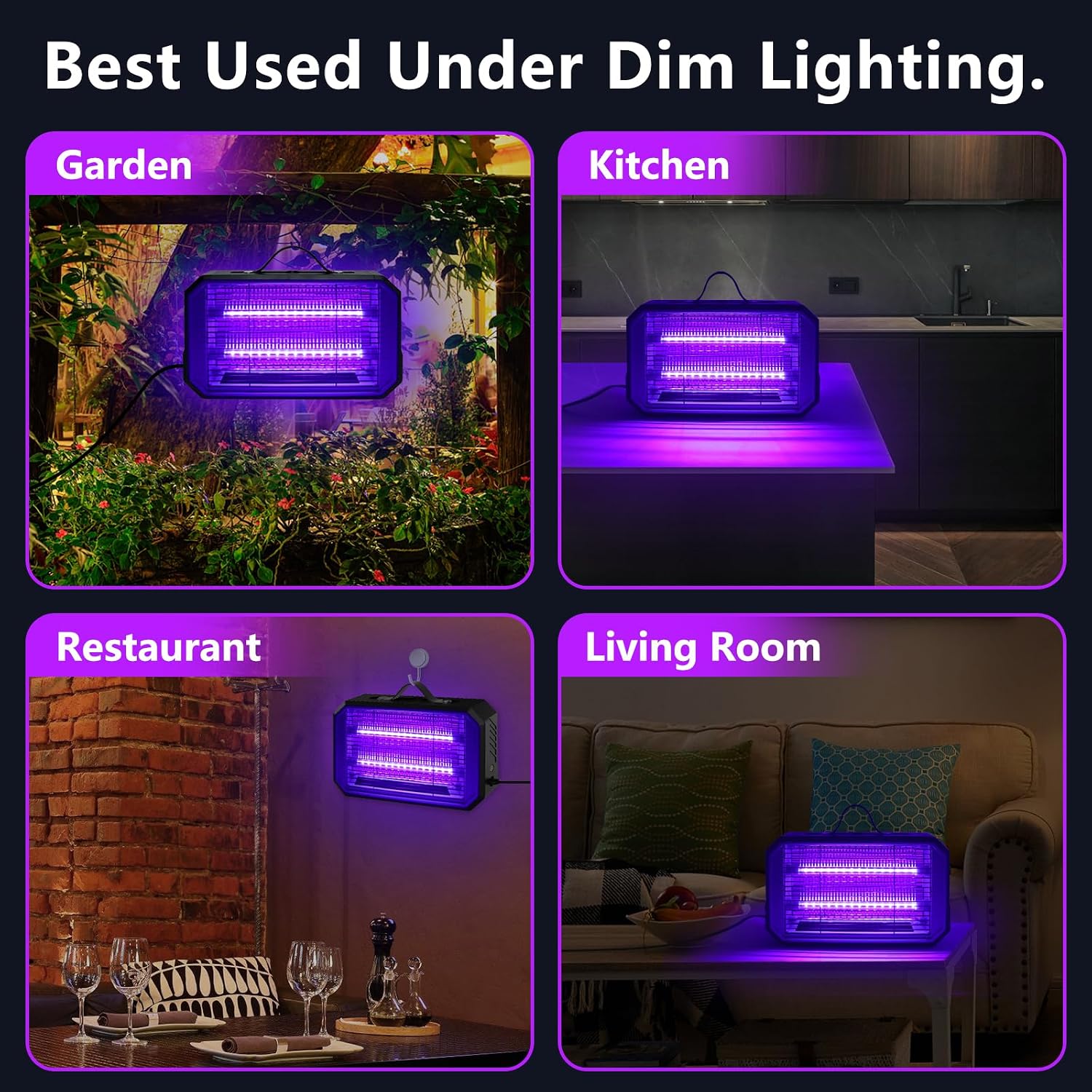 Thumbnail 6 de Loowoko Mückenlampe – Insektenvernichter mit LED-UV-Technologie