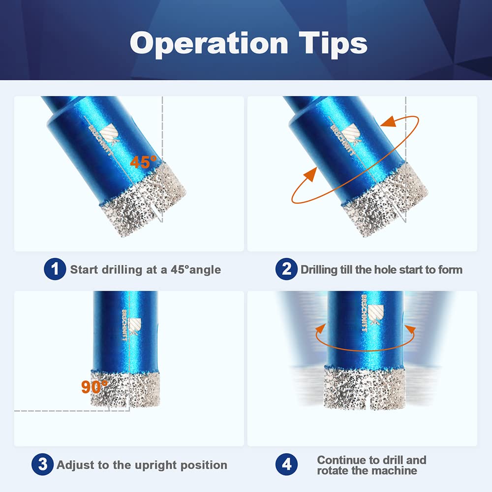 Thumbnail 3 de BRSCHNITT Diamond Core Drill Bit Set, 2-inch