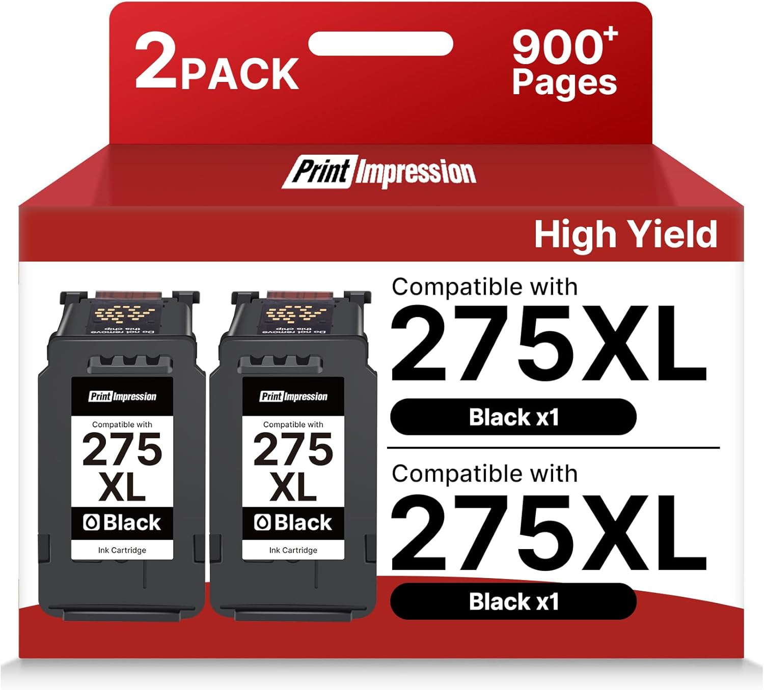 Detalle de PG-275XL Black Ink Cartridge (High Yield) Compatible for Canon PG-275XL 275XL