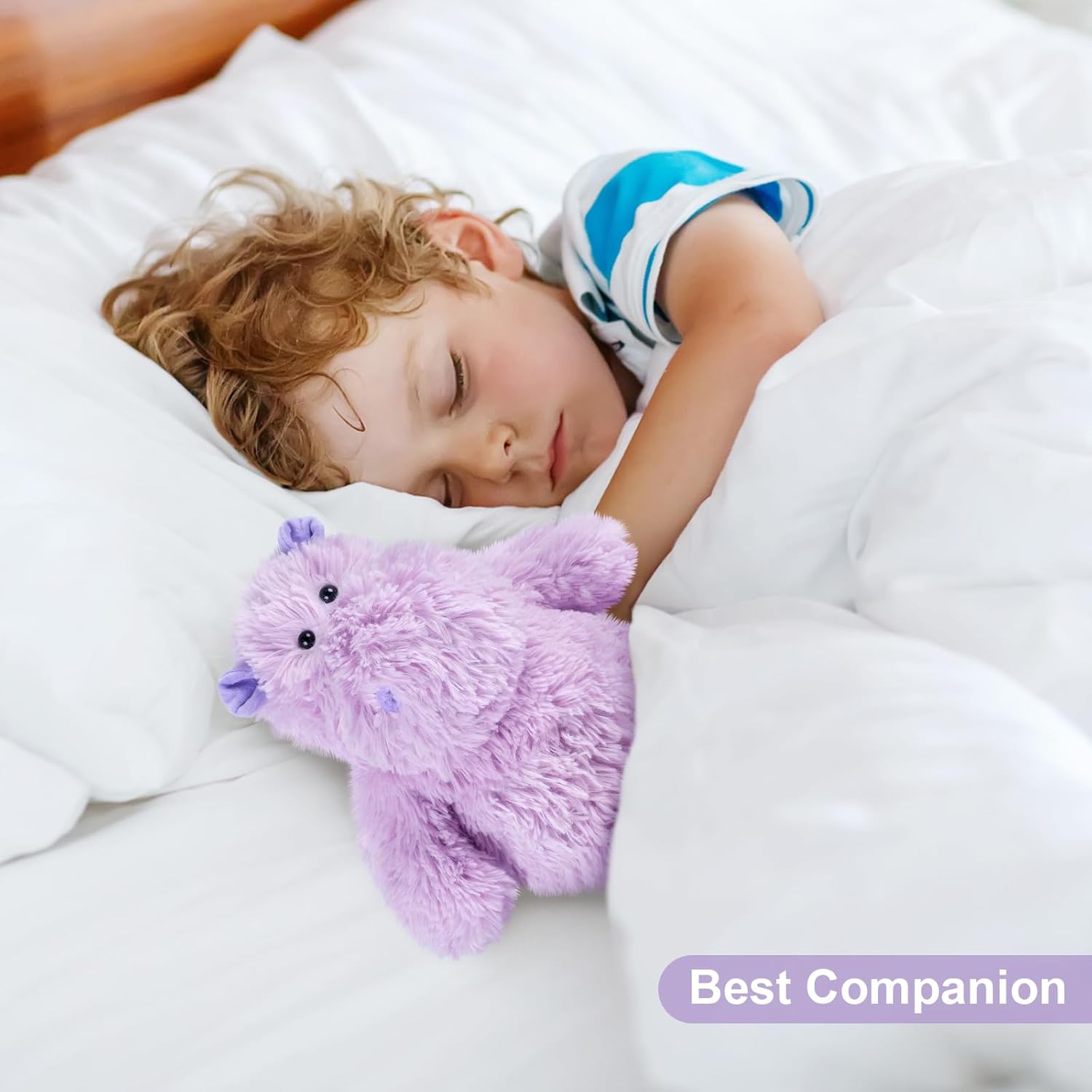 Thumbnail 4 de SuzziPals Warmable Hippo Stuffed Animal Heating Pad