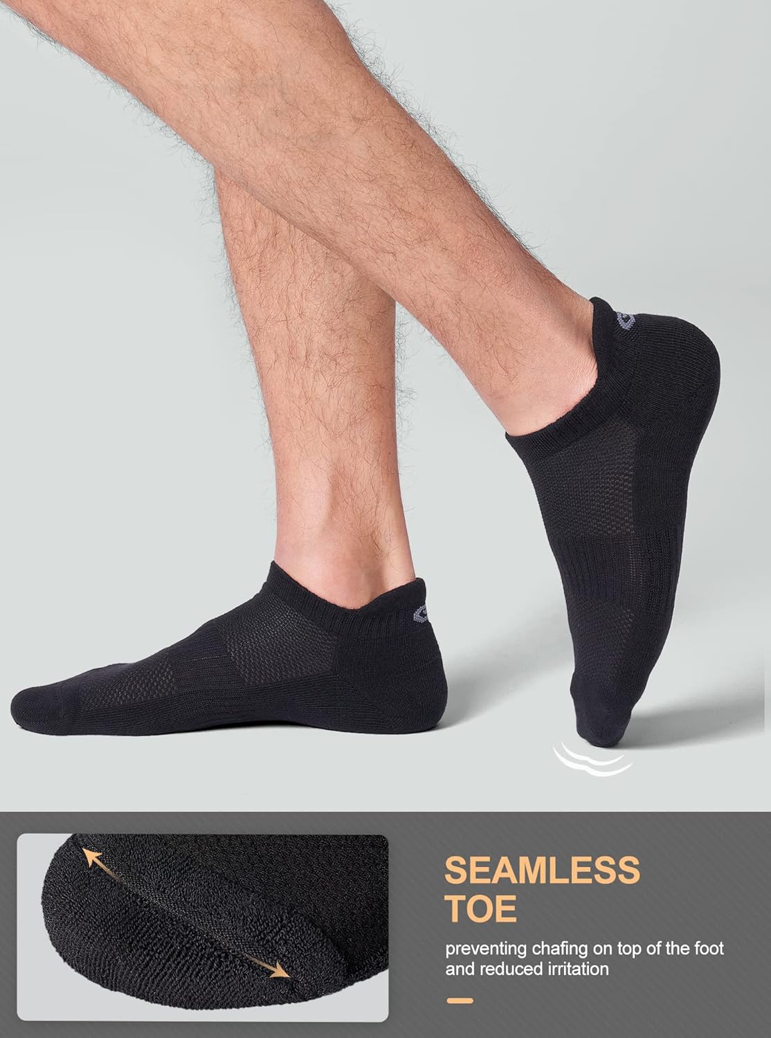 Thumbnail 2 de CS CELERSPORT 6 Pairs Low Cut Ankle Athletic Running Socks (Men & Women)