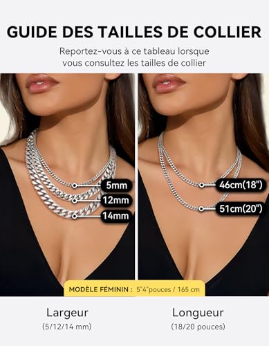 Detalle 2 de ChainsHouse collier chaîne cubaine 12 mm