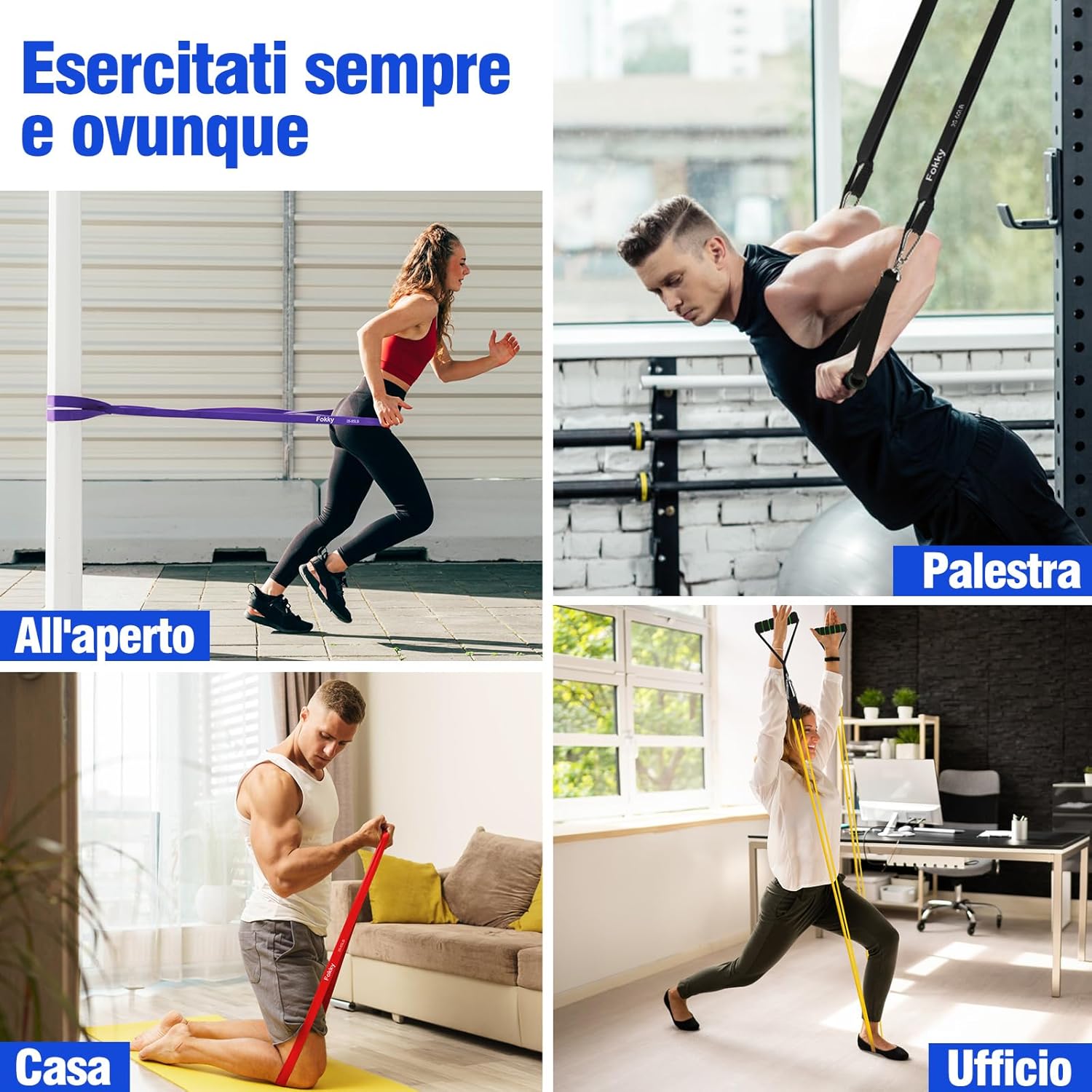Thumbnail 5 de Fokky Elastici fitness 4 livelli 🏋️♀