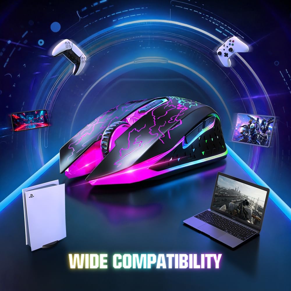 Thumbnail 6 de VersionTECH Wireless Gaming Mouse 3-level DPI