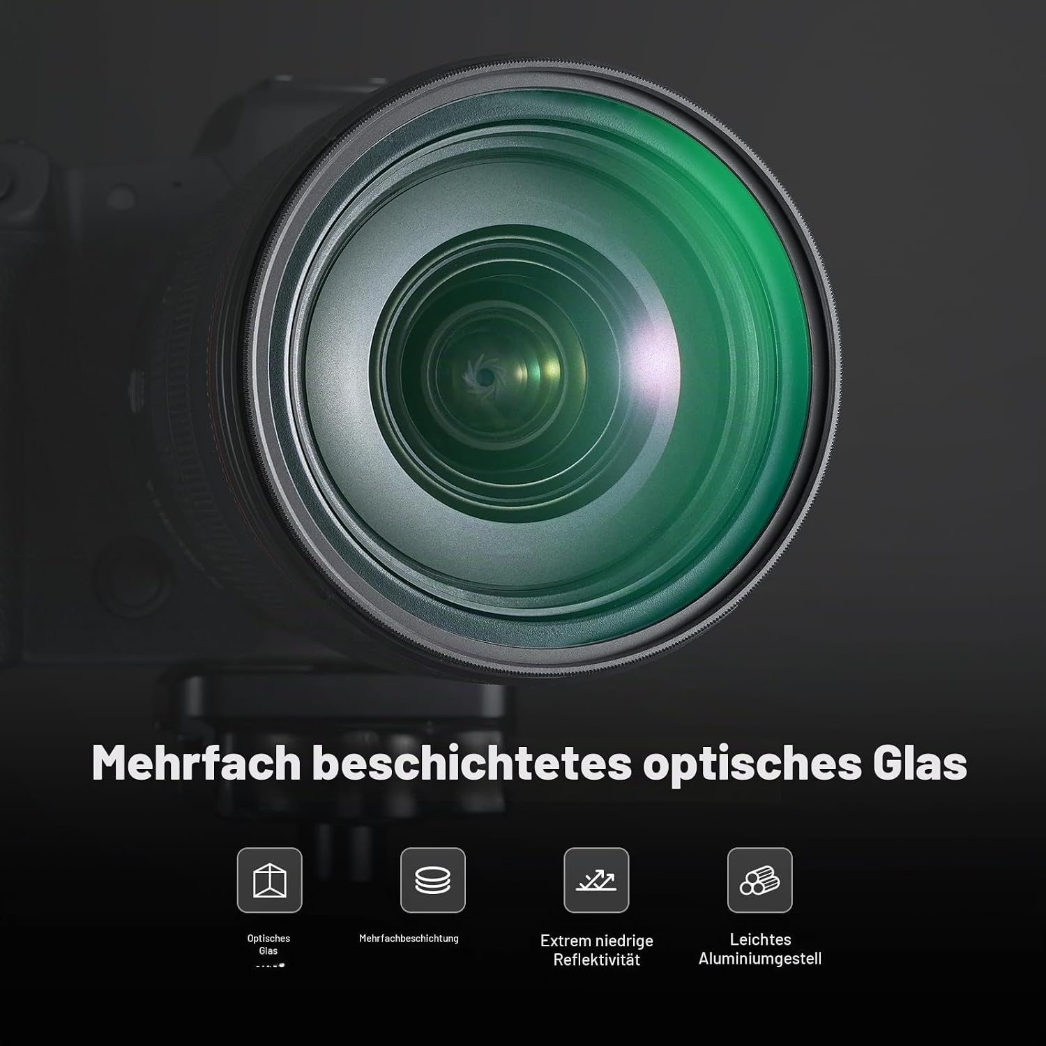 Thumbnail 3 de NEEWER 55mm Black Diffusion 1/4 Diffusionsfilter – dreamy Soft Look für Video, Vlog & Porträts