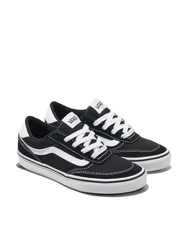 Thumbnail 5 de Vans Brooklyn LS Suede Canvas Black White 40.5 EU